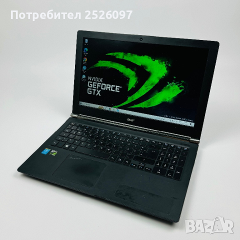 Acer V15 Nitro Black Edition/15,6” FHD IPS/NVIDIA GTX 960/512GB SSD, снимка 2 - Лаптопи за игри - 44366336
