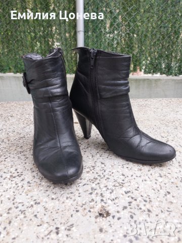 Боти естествена кожа , снимка 4 - Дамски ботуши - 42778388