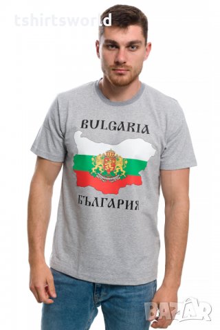 Нова мъжка тениска с трансферен печат България, с карта и герб на България, снимка 7 - Тениски - 29889713