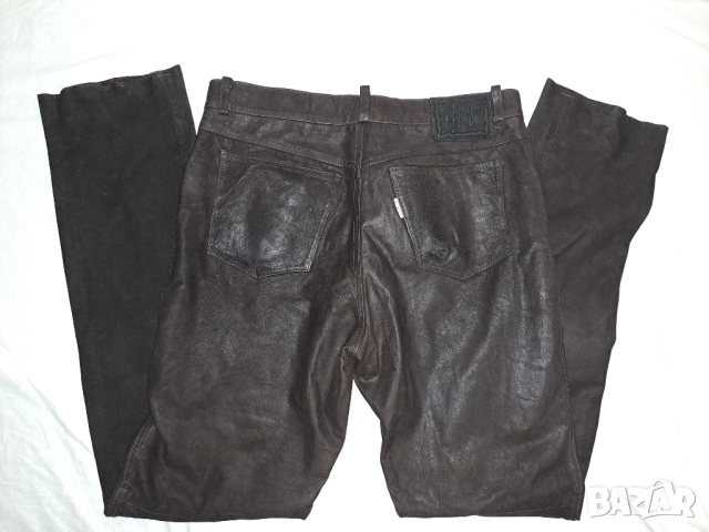 Gipsy Men's Leather Biker Pants 33(М)-(L) мъжки кожен панталон, снимка 3 - Панталони - 52679234