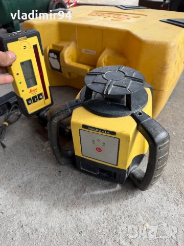 Leica Rugby 610 ротационен лазер, снимка 3 - Измервателни инструменти - 54006218