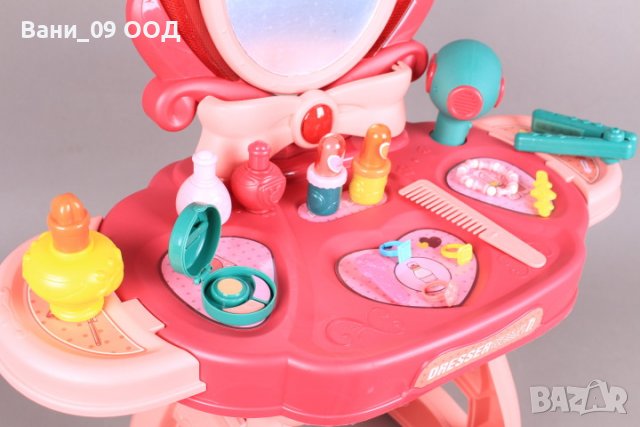 Светеща детска тоалетка, снимка 5 - Играчки за стая - 39374412