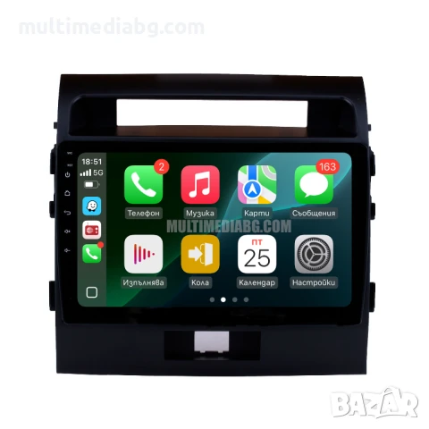 Toyota Land Criuser LC200 2008 - 2015 Мултимедия Навигация Android