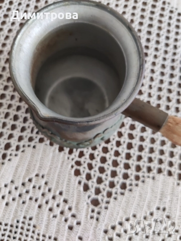 Медно джезве , снимка 3 - Антикварни и старинни предмети - 51581986