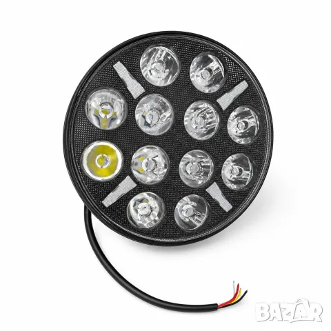 Кръгъл LED халоген 60 W с 12 диода, снимка 3 - Аксесоари и консумативи - 55864074