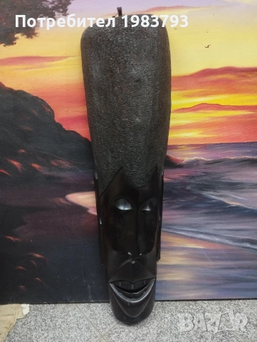 Голяма африканска маска., снимка 2 - Колекции - 54213997