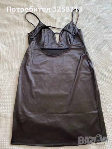 Къса сатенена рокля, снимка 3 - Рокли - 37241857