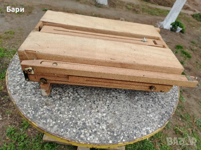 Сгъваем преносим дървен статив за рисуване, снимка 11 - Картини - 49641093