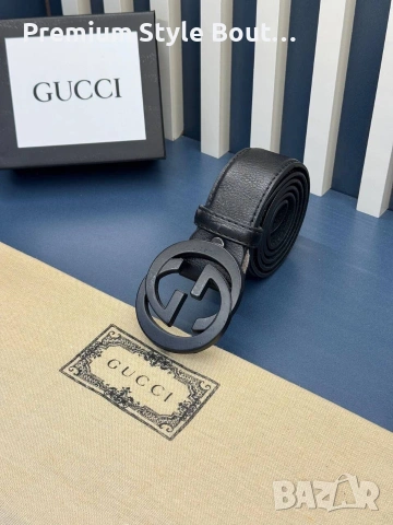 Колани Gucci от естествена кожа в кутия , снимка 10 - Колани - 53932877