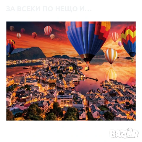 Голям пъзел 1000 части - Norway Alesund, снимка 2 - Пъзели - 50581388