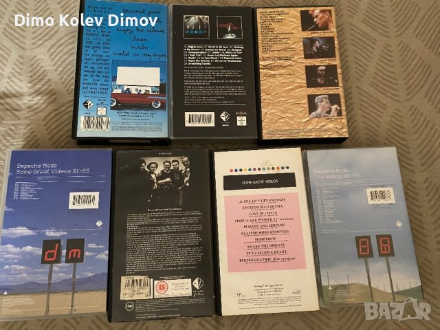 Depeche Mode VHS HIFI Колекция Оригинали., снимка 2 - Други музикални жанрове - 42374216