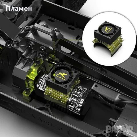 Количка с дистанционно управление Rlaarlo Omni Terminator 1:10 Scale RTR Безчетков мотор 2200 mAh, снимка 3 - Друга електроника - 50905982