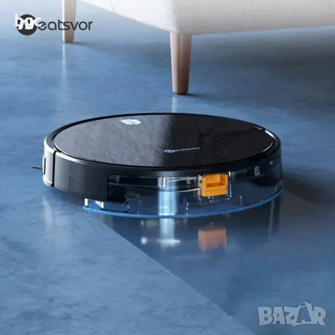 Робот прахосмукачка Neatsvor X520, 6000Pa, 5200mAh, 75 мм височина, моп, до 250m2, черен