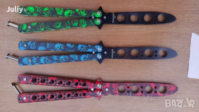 Тренировъчен нож / пеперуда /, снимка 10 - Ножове - 32701368