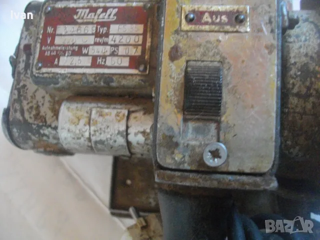 MAFELL Typ Fs35 ПРОМИШЛЕН ИНДУСТРИАЛЕН НЕМСКИ ОРИГИНАЛЕН РЪЧЕН ЦИРКУЛЯР ИЗЦЯЛО МЕТАЛЕН С РЕСТАРТ, снимка 6 - Други инструменти - 49048000