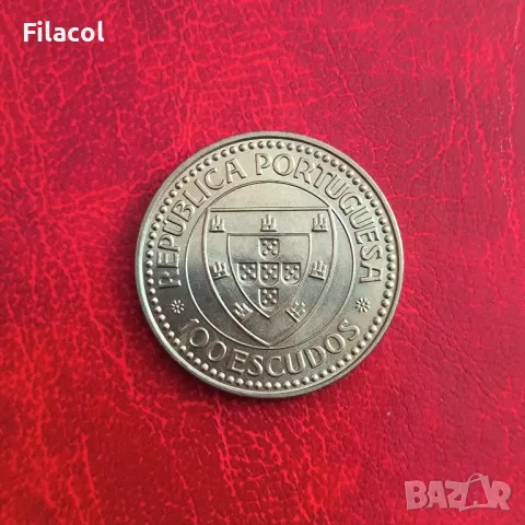 Португалия 100 ескудо 1987 Жил Еаниш