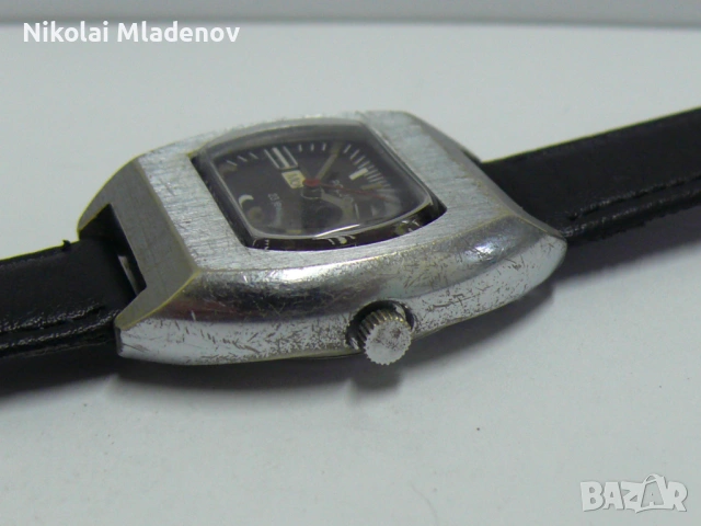 Съветски ПОЛЕТ/POLJOT Автоматичен Мъжки ръчен часовник, работещ!, снимка 8 - Мъжки - 53180601