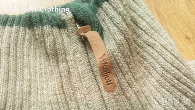 Vikafjell Sweater 100% Wool размер M за лов риболов туризъм вълнена блуза - 2528, снимка 6 - Пуловери - 54167095
