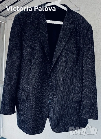 Премиум вълнено сако голям размер XXL+ CARL GROSS 100% вълна, снимка 5 - Сака - 53307335