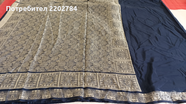 Индийски плат,сари, снимка 14 - Платове и дамаски - 42781918