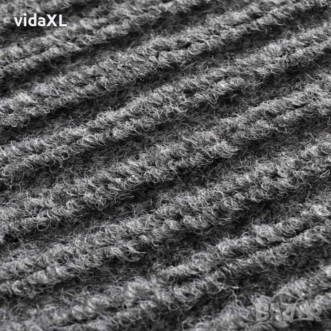 vidaXL Изтривалка за врата, сива, 90 x 120 см, PVC, снимка 5 - Изтривалки - 56146337