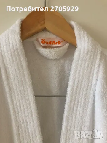 Нов памучен дебел халат, снимка 2 - Други - 50263614
