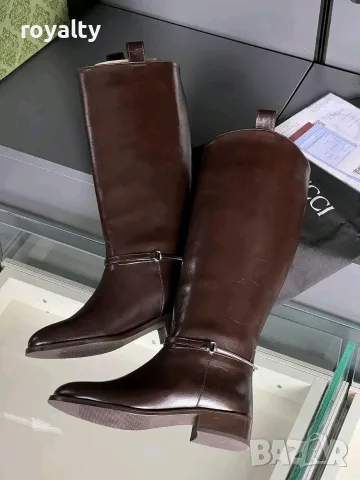 Нови Дамски Ботуши с Кутия , снимка 3 - Дамски ботуши - 56329122