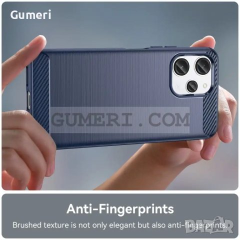 Xiaomi Redmi Note 12R Противоударен Силиконов Гръб - Карбон, снимка 7 - Калъфи, кейсове - 42654568