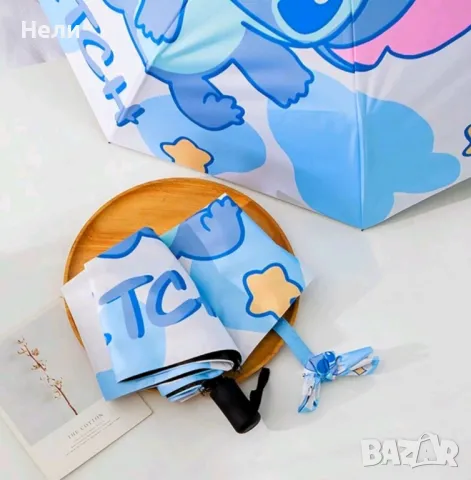 Чадър на Стич, снимка 3 - Чадъри - 48473246