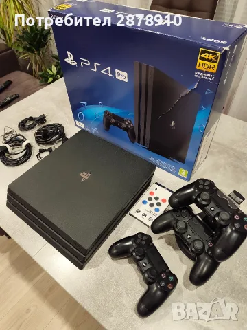 Playstation 4 pro 1 TB + 3 джойстика + 3 игри по избор, снимка 8 - PlayStation конзоли - 55966133