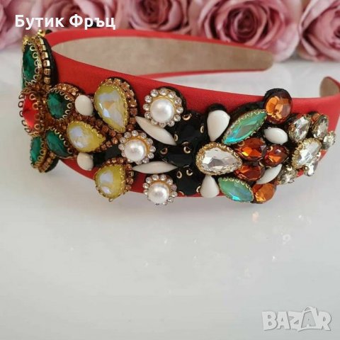 Диадема адел цветна, снимка 2 - Аксесоари за коса - 31454286