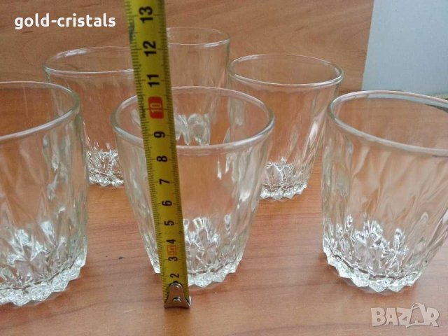 Руски стъклени чаши чашки, снимка 2 - Антикварни и старинни предмети - 31107744