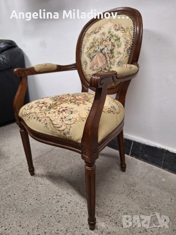 Винтидж кресло Луи XV Ромео и Жулиета , снимка 4 - Столове - 51314322