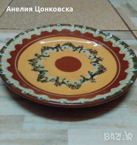 Стара керамична чиния 2, снимка 5 - Антикварни и старинни предмети - 44199240