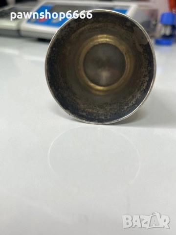 Руска сребърна чаша за кидуш от 19-ти век, 0.84 проба, снимка 5 - Антикварни и старинни предмети - 51454580