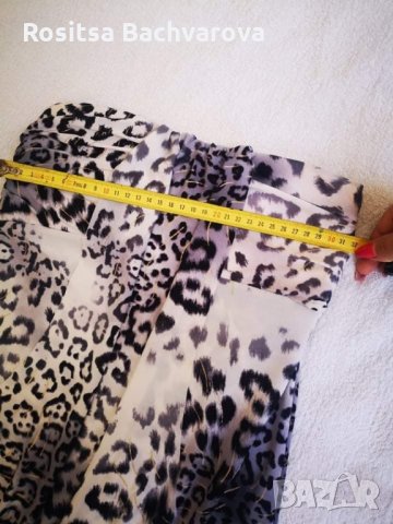 Тигрова рокля, S размер, снимка 5 - Рокли - 27864357