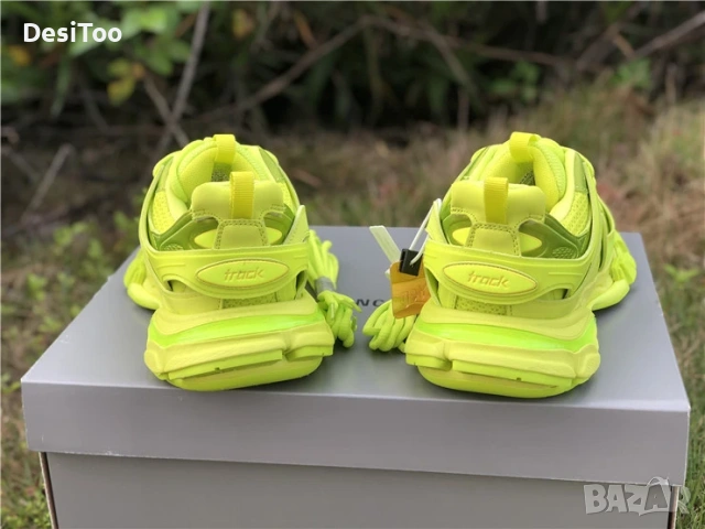 Balenciaga Track Sneaker "Neon Yellow" , снимка 4 - Маратонки - 54362207