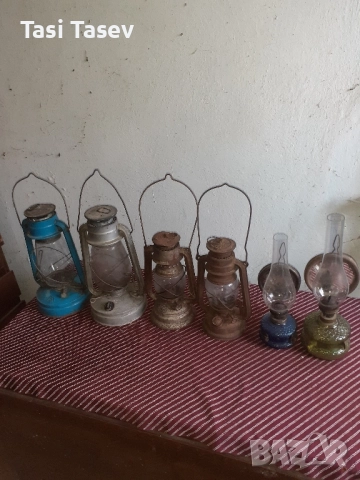 Стари газови фенери и газови лампи