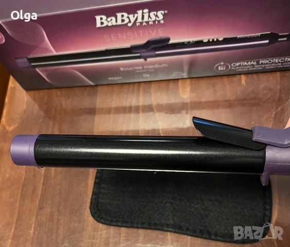 Маша за коса BaByliss 25 мм- като нова, пылен комплект. , снимка 2 - Преси за коса - 54271578