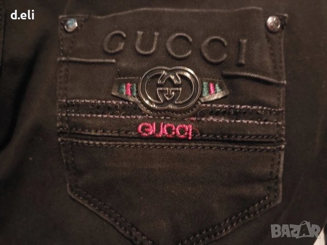 GUCCI Original Size 30 Страхотни черни дънки