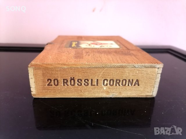 Рядка Колекционерска Дървена Кутия От Цигари- Пури, снимка 6 - Колекции - 42665713