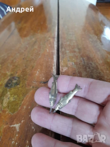 Стари риболовни примамки рибки, снимка 3 - Други ценни предмети - 51253123