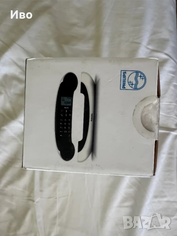 Philips M5550 дизайнерски безжичен стационарен телефон, снимка 2 - Стационарни телефони и факсове - 51014227