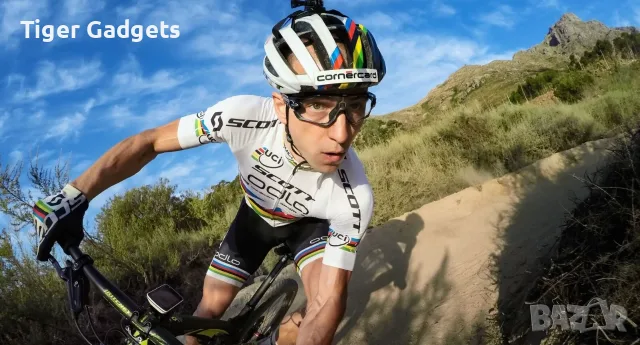 Оригинална стойка GoPro за вентилирани каски, регулируема каишка, черна, снимка 4 - Селфи стикове, аксесоари - 55836539
