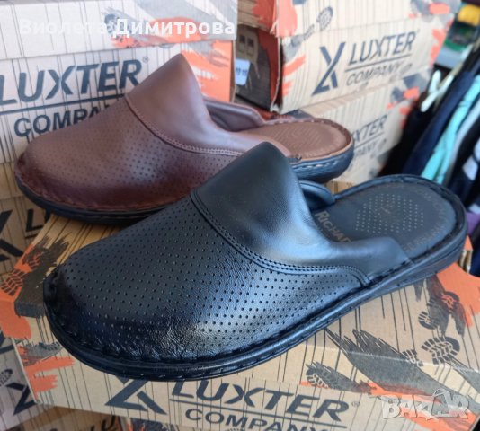 ПРОМОЦИЯ! Мъжки чехли от естествена кожа 40-44