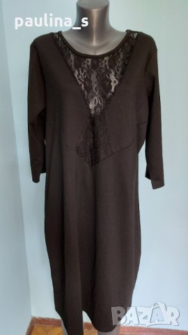 Два броя / Различни модели / Черна рокля за повод с дантела "Zizzy" и "Kaffe" / голям размер , снимка 3 - Рокли - 29432638