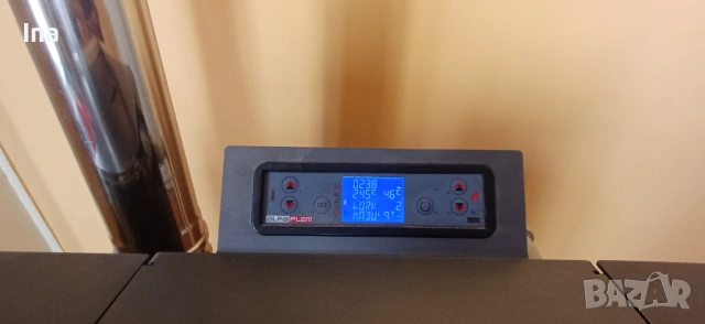 Използвана пелетна камина с водна риза за отопление - Commo 21, марка Alfa Plam, с мощност 21 kW., снимка 2 - Други стоки за дома - 54125328