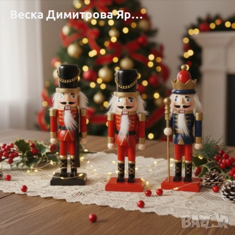 Дървена Коледна фигурка – Малък детайл, голям празничен уют, снимка 5 - Декорация за дома - 52529594