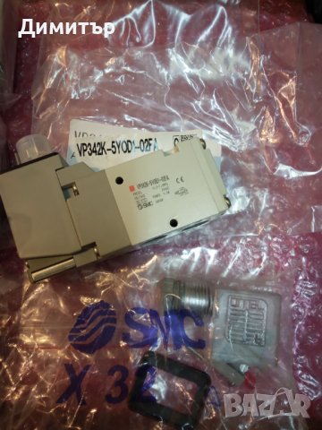 Пневмо разпределители SMC VP342K-5YOD1-02FA, снимка 3 - Резервни части за машини - 39459050