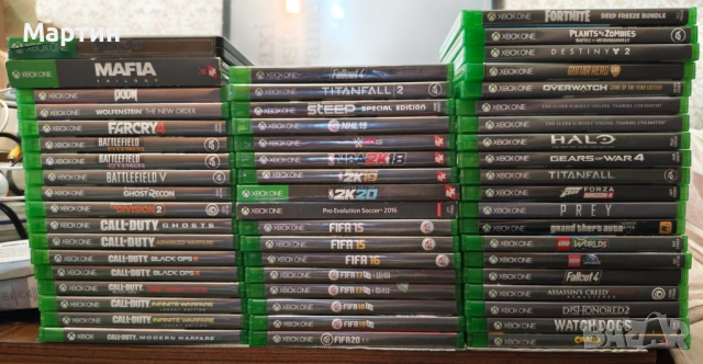 Продавам игри за XBOX ONE